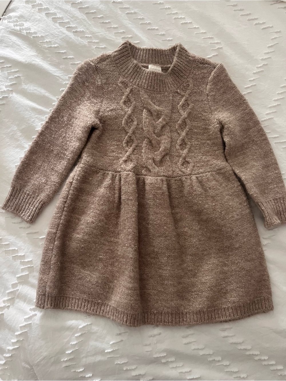 Baby girl 12 month Fall Knit Long Sleeve Dress